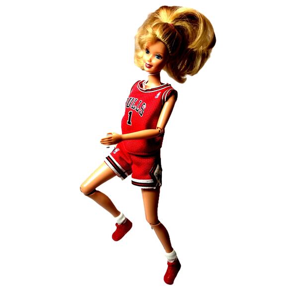 1998 NBA Chicago Bulls Basketball Barbie Mattel No. 20692 - Picture 5 of 9